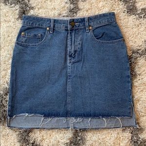 Roxy jean skirt